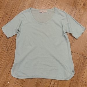 LOFT: Light Turquoise Knit Top